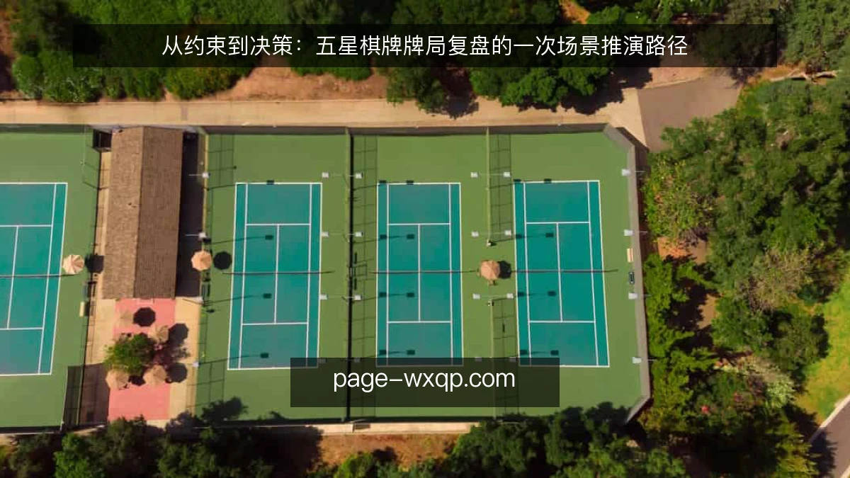 从约束到决策:五星棋牌牌局复盘的一次场景推演路径